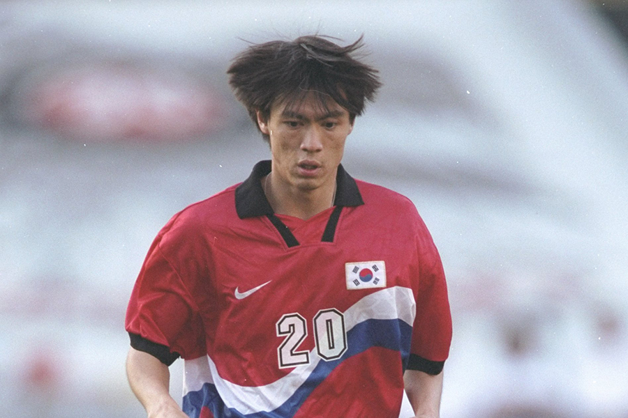 94 アメリカワールドカップ 韓国代表 アウェイ 長袖ユニフォーム - ウエア