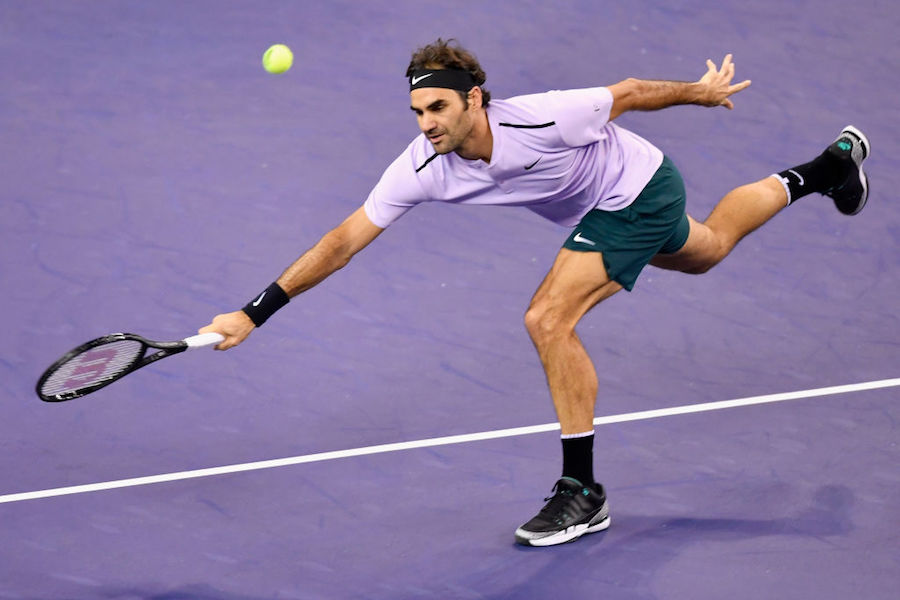 フェデラーに実況が笑った!? お洒落すぎる