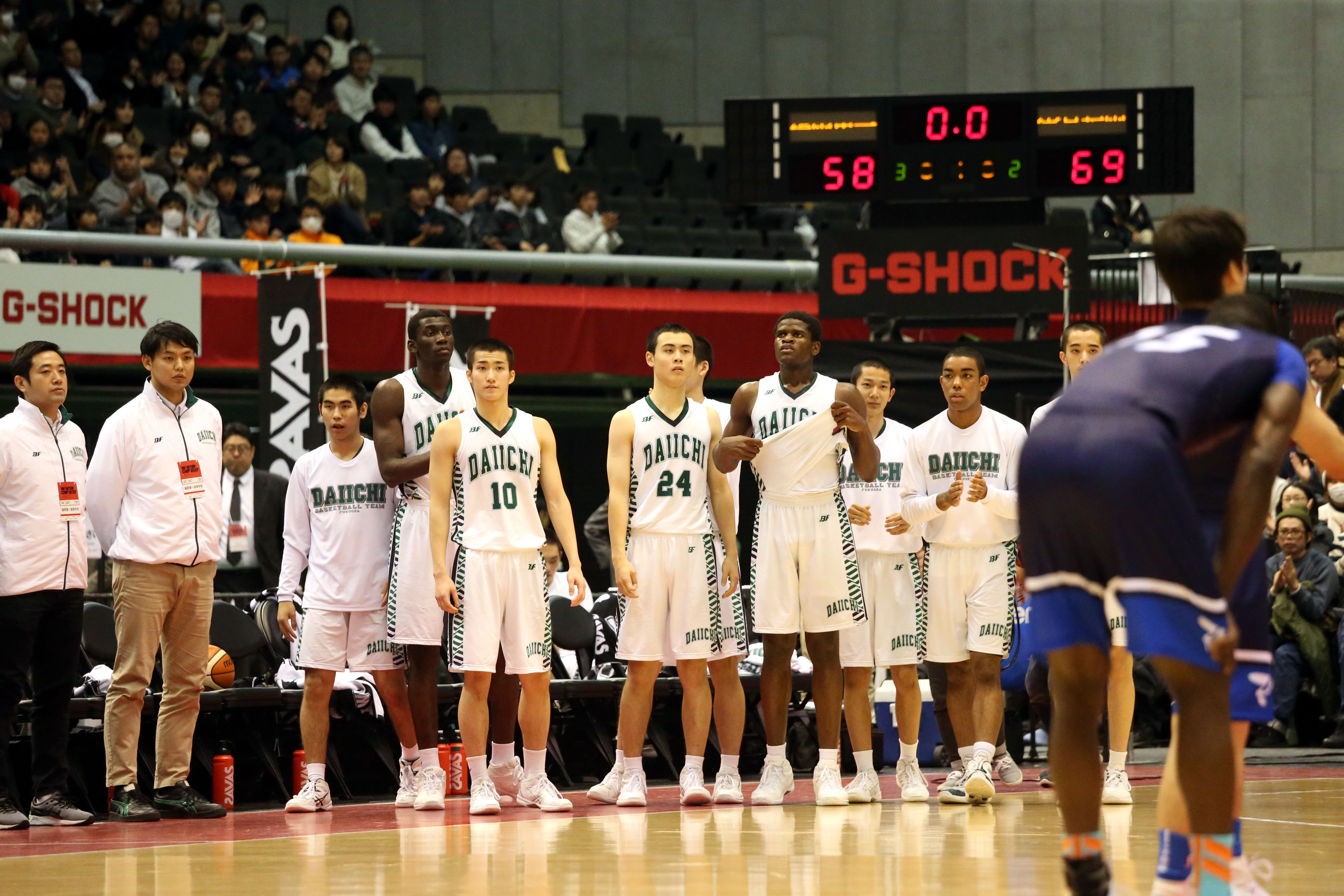 4位に終わった福岡第一【写真：平野貴也】