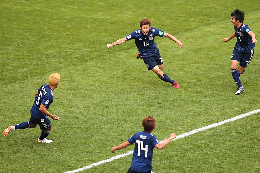 日本代表はワールドカップ初戦で見事な勝利【写真：Getty Images】