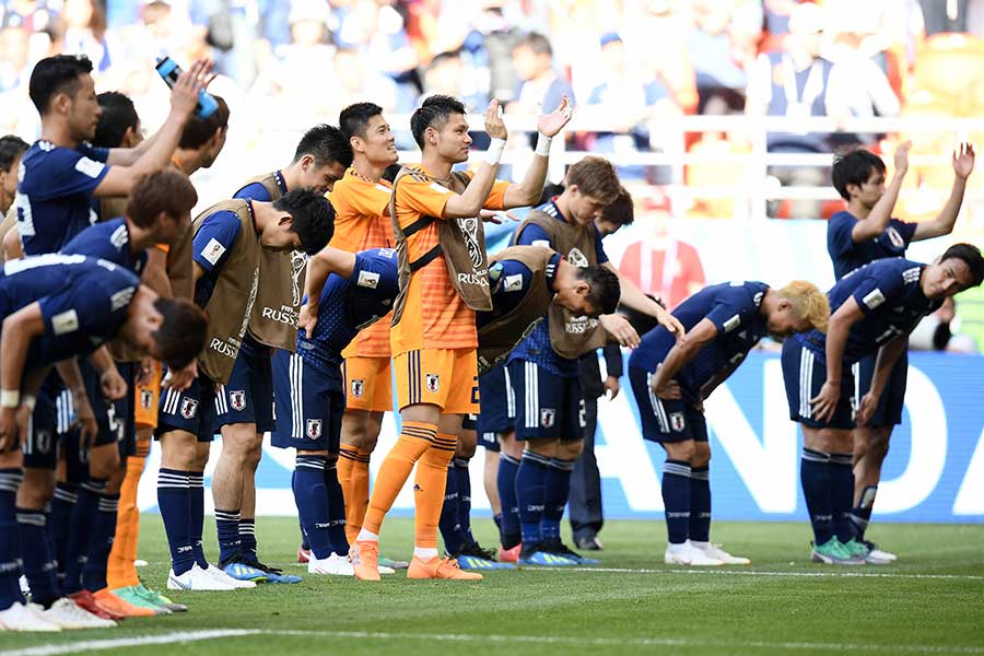 アジア勢で史上初の快挙を達成したサッカー日本代表【写真：Getty Images】