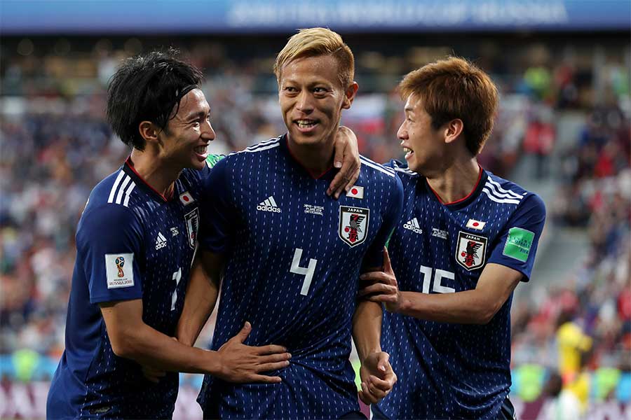グループリーグを突破した日本代表【写真：Getty Images】