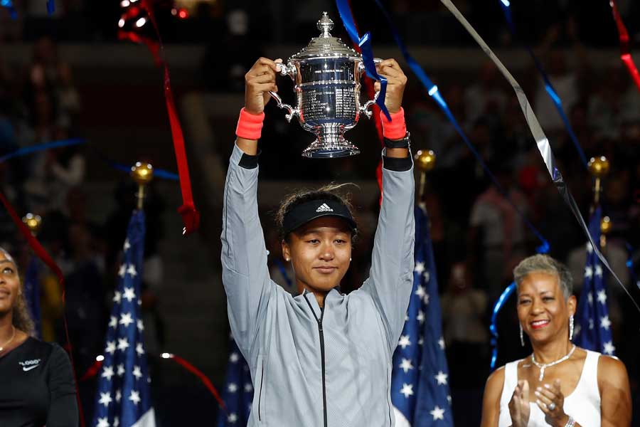 全米オープンで日本人初優勝を果たした大坂なおみ【写真：Getty Images】