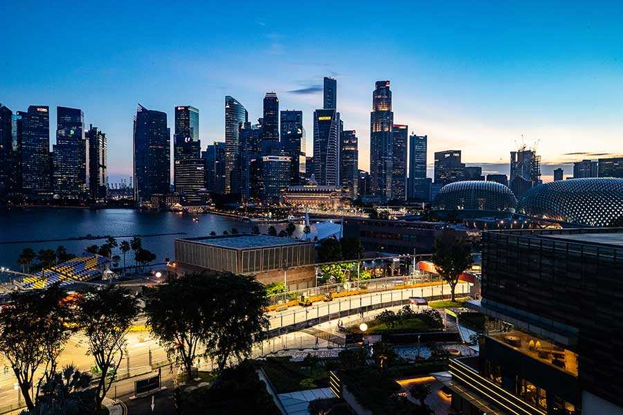 16日に開幕するF1シンガポールGP【写真：Getty Images】