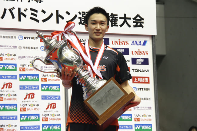 桃田賢斗が3年ぶり日本一 