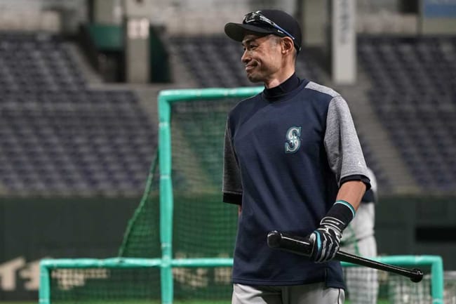 イチローが大魔神と 東京dで実現 新人王2ショットにマリナーズ脚光 The Answer