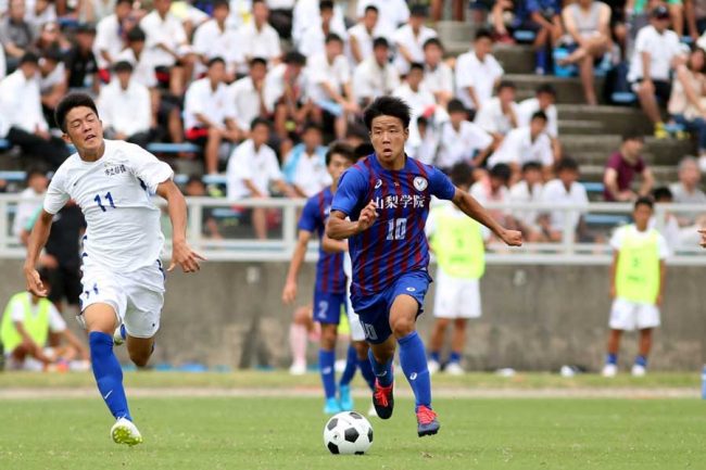 サッカー】「自分たちが主役の大会」へ 進化が止まらない山梨学院の