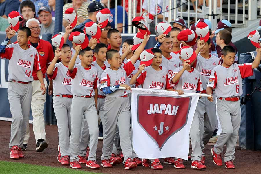 日本代表として出場した調布リトルの選手たち【写真：Getty Images】