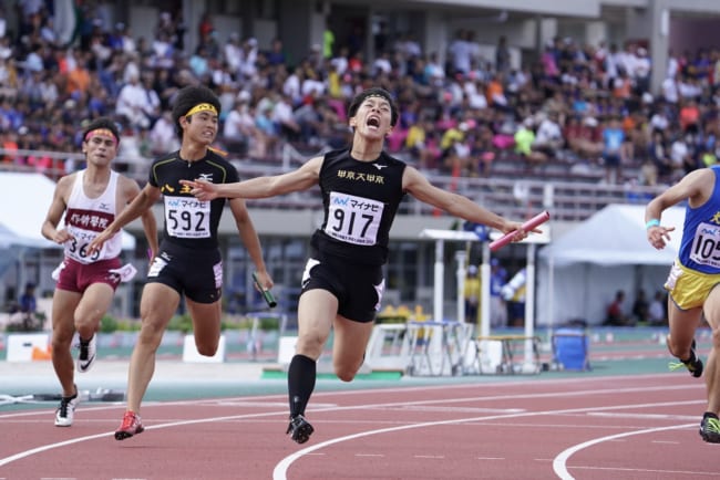 中京大中京が大会新39秒91！ 31年ぶり400mリレー制覇「去年の悔しさを