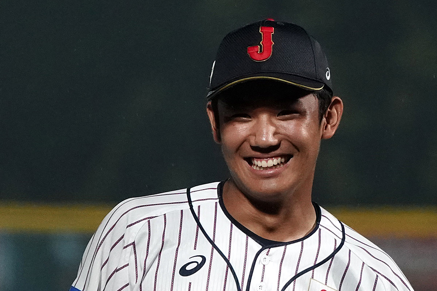 野球日本代表「侍ジャパン」の奥川恭伸【写真：Getty Images】