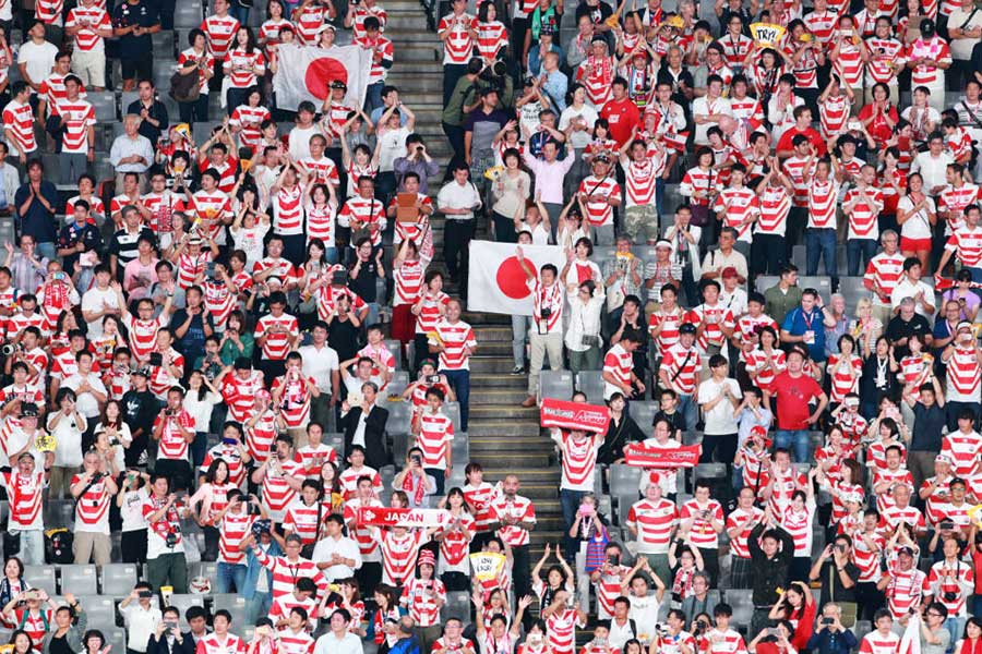 東京スタジアムには多くのラグビーファンが集まった【写真：Getty Images】