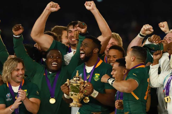 2019年ラグビーワールドカップ南アフリカ代表モデル　ジャージ（アシックス製） 2019年ラグビーワールドカップ南アフリカ代表モデル ジャージ