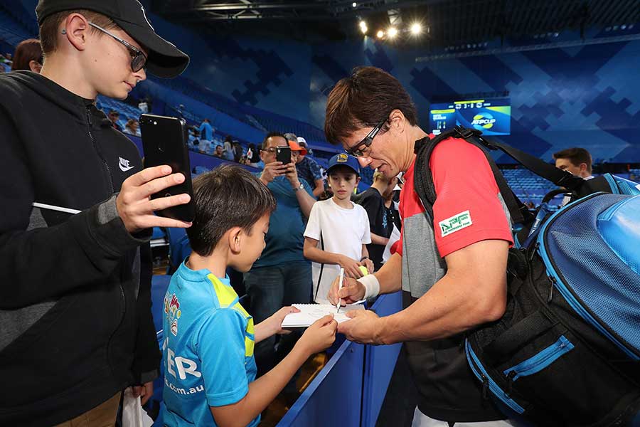 「自己ベストは切りたい」　松井は日本代表として「ATPカップ」に出場、自身の夢へ歩みを止めない【写真：Getty Images】