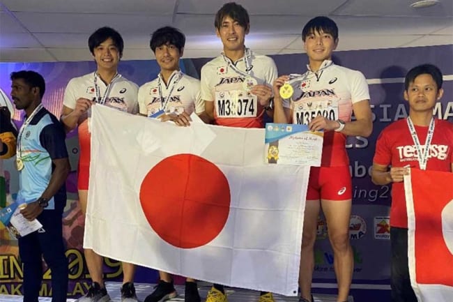 陸上経験ゼロの37歳社長がアジア金メダル 「本気」になった男4人の9か