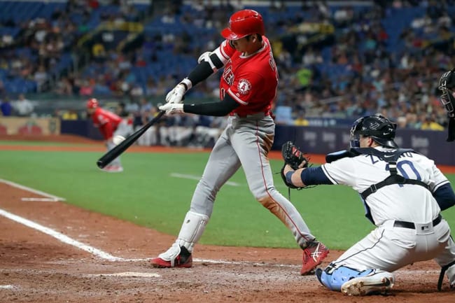 名珍場面特別編 臨場感抜群 大谷翔平 サイクルの瞬間をmlbが別アングルで公開 偉業成し遂げる The Answer スポーツ文化 育成 総合ニュースサイト