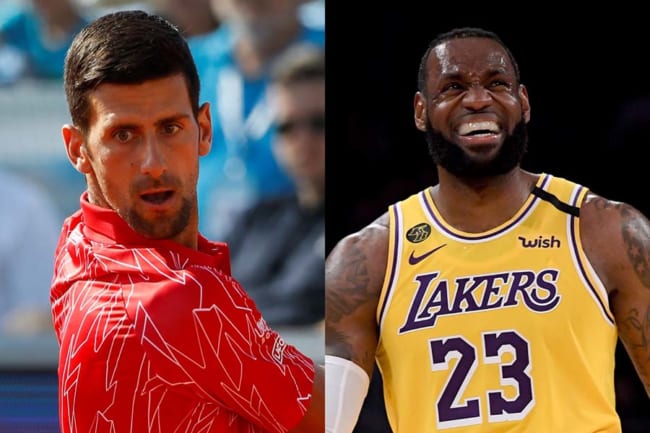 ジョコビッチから挑戦状 華麗に決めたバスケ動画にレブロン 君は準備できている The Answer スポーツ文化 育成 総合ニュースサイト