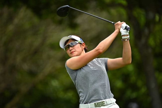 原英莉花は「73」で後退 途中から