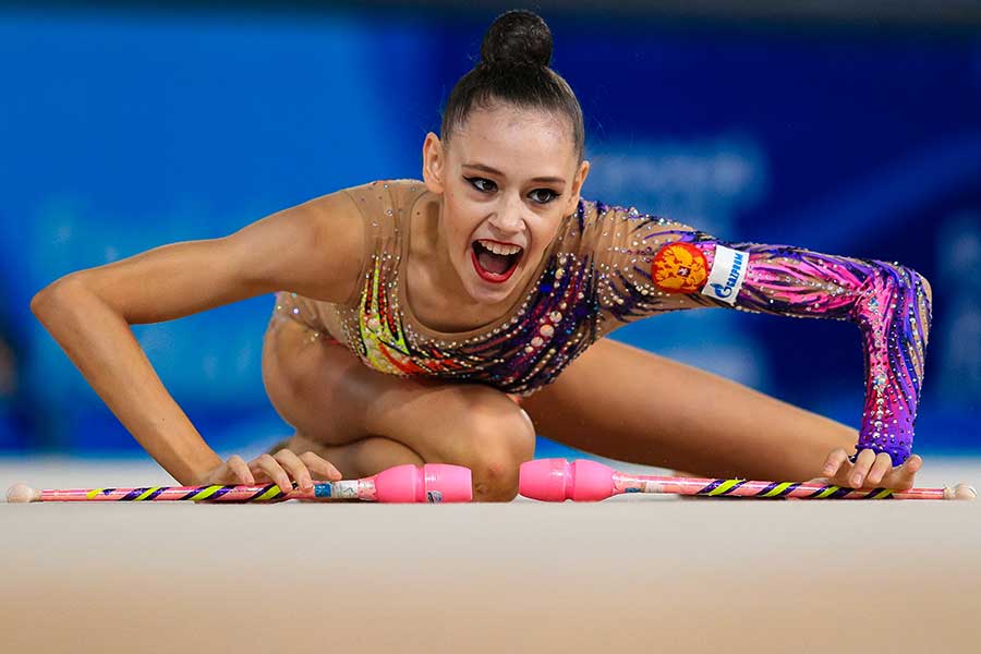 ロシア新体操選手のダリア・トゥルブニコワ【写真：Getty Images】