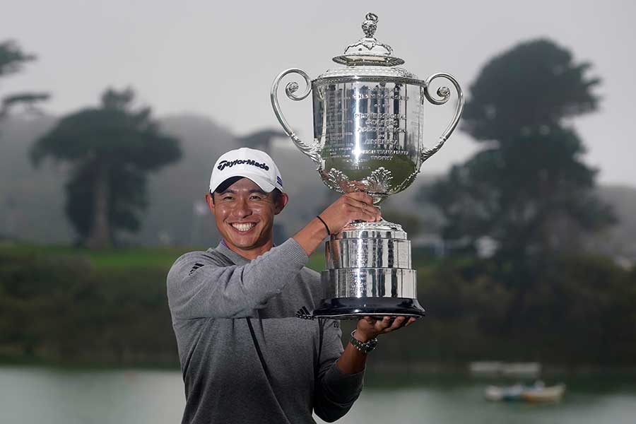 全米プロゴルフ選手権で優勝したコリン・モリカワ【写真：AP】
