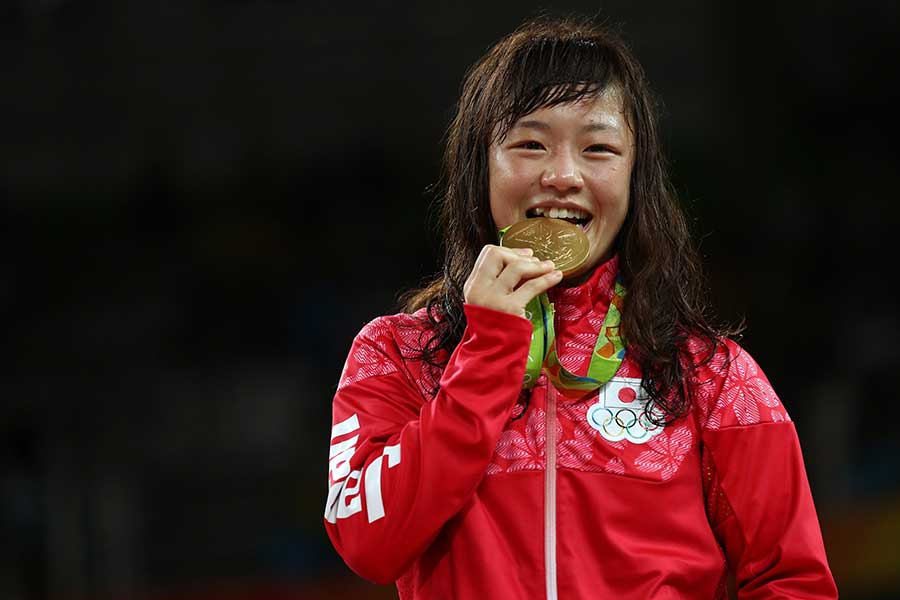 女子レスリングの登坂絵莉【写真：Getty Images】