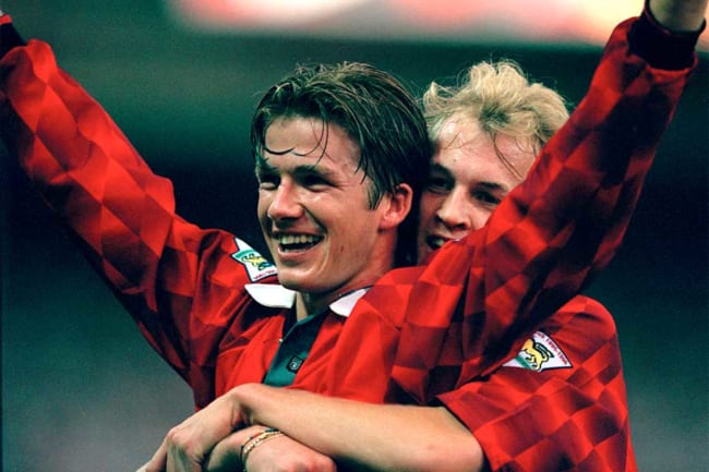 ベッカムの55m超ロング弾に再脚光 伝説的一撃に海外反響「スターの誕生