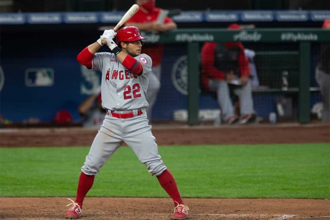 大谷同僚が「変態打ち」再び 顔の高さへの反応に米驚愕「面白すぎ
