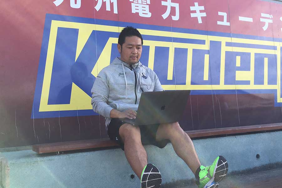 日本代表アナリストとしてラグビーW杯8強入りに貢献した戸田尊氏、現在は九州電力のヘッドアナリストを務める【写真提供：九州電力キューデンヴォルテクス】