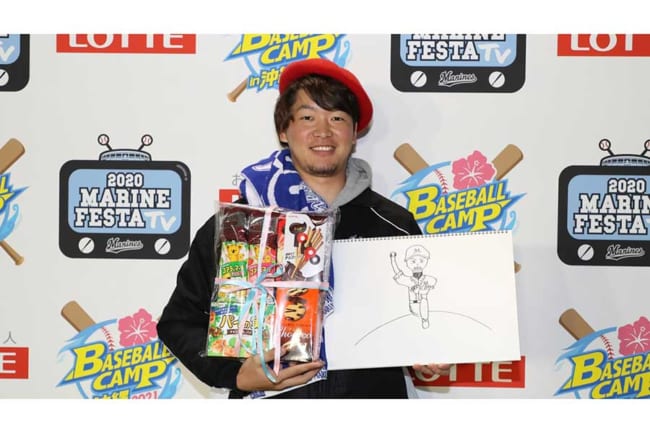 ロッテ二木画伯らの 3分即興デザイン がグッズ化 球団広報室 非常に面白い絵 The Answer スポーツ文化 育成 総合ニュースサイト
