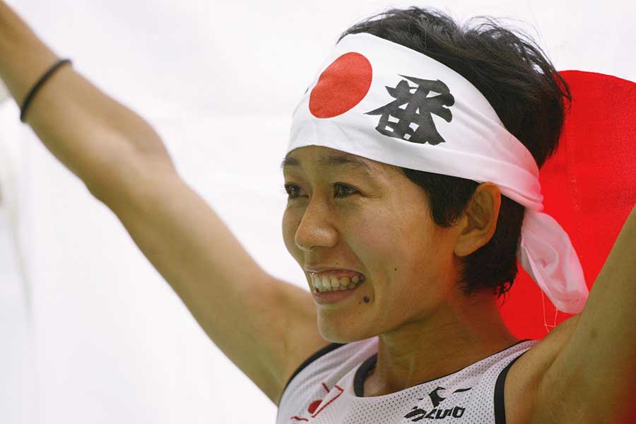 03年世界陸上で銀メダルを獲得した野口さん、現役ランナーに自身の日本記録更新を望む【写真：Getty Images】