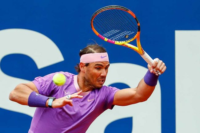 錦織でも追いつけない ナダルの左手一本