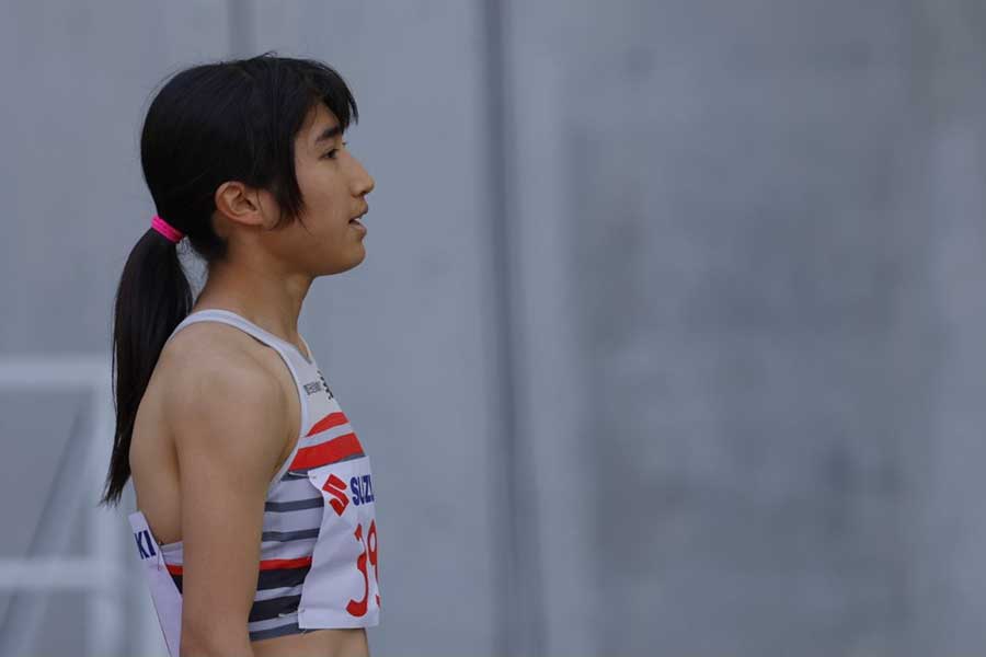 静岡国際女子800メートル、自己ベストとなる2分3秒19で2位だった田中希実【写真：奥井隆史】