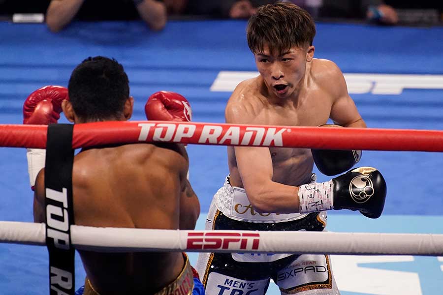 WBAスーパー＆IBF世界バンタム級タイトルマッチ、井上尚弥はマイケル・ダスマリナスに3回TKO勝ちした【写真：AP】
