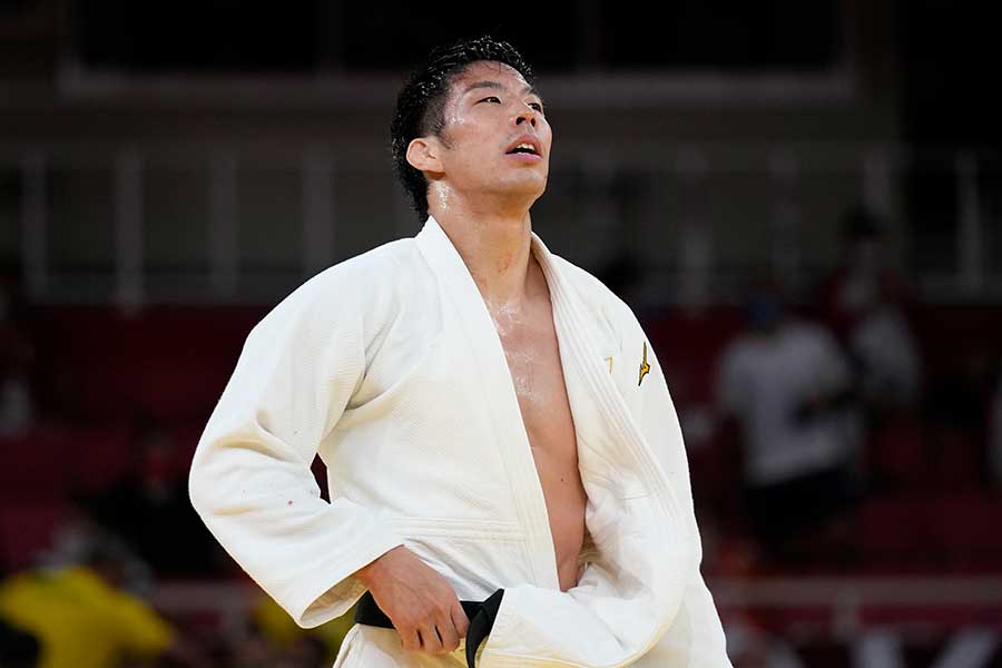 柔道男子81キロ級で金メダルを獲得した永瀬貴規【写真：AP】