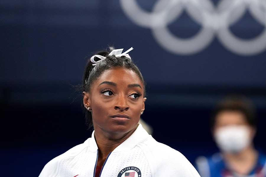 体操女子米国代表のシモーネ・バイルズ【写真：AP】