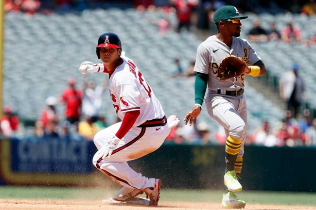 大谷翔平 敵野手に 絡まれた 塁上の1コマに米注目 ショウヘイはみんなの友達だ The Answer 大谷翔平 敵野手に 絡まれた 塁上の1コマに米注目 ショウヘイはみんなの友達だ The Answer