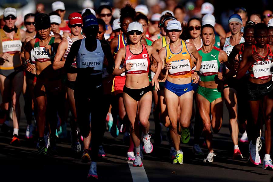 女子マラソンで8位入賞を果たした一山麻緒【写真：Getty Images】