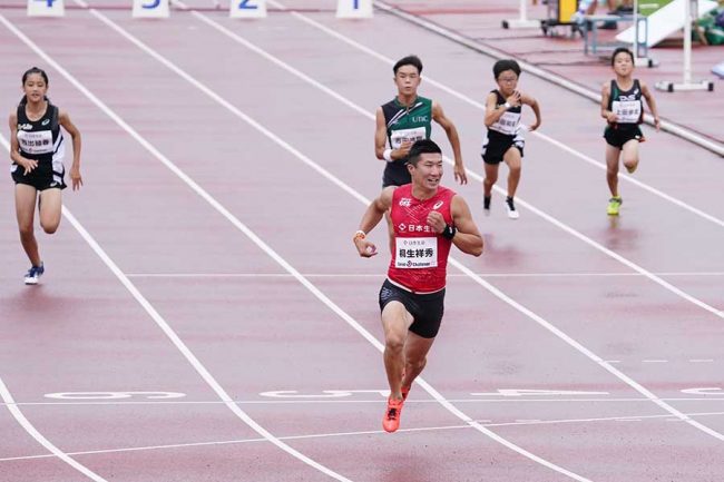 桐生祥秀 50m走で5秒87 小学生とガチ勝負で圧勝 自ら考案の新種目 Sprint50 The Answer