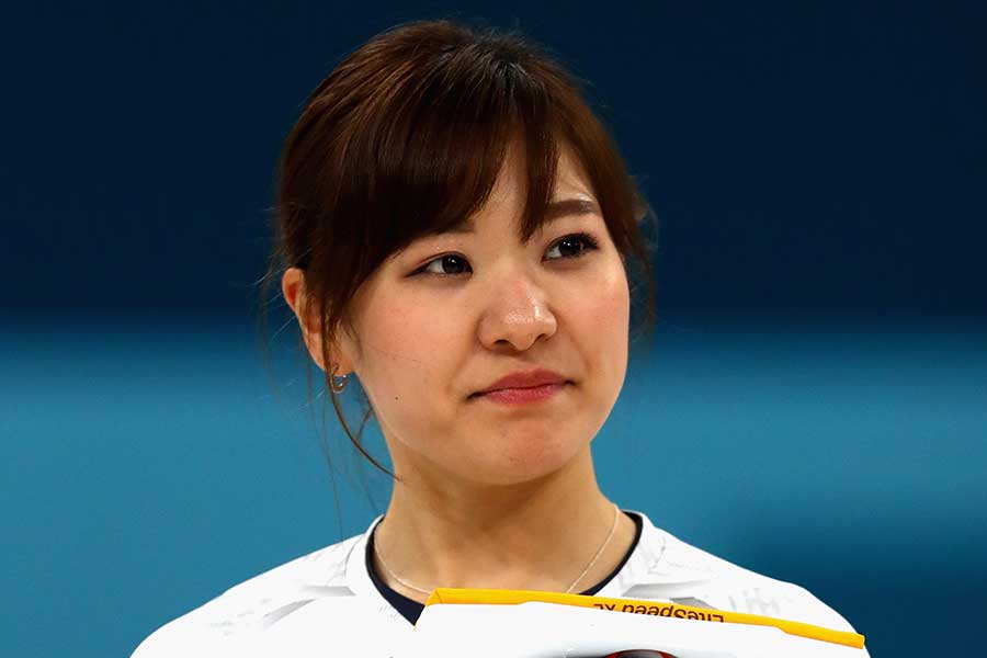 カーリング女子日本代表の吉田知那美（撮影は2018年）【写真：Getty Images】