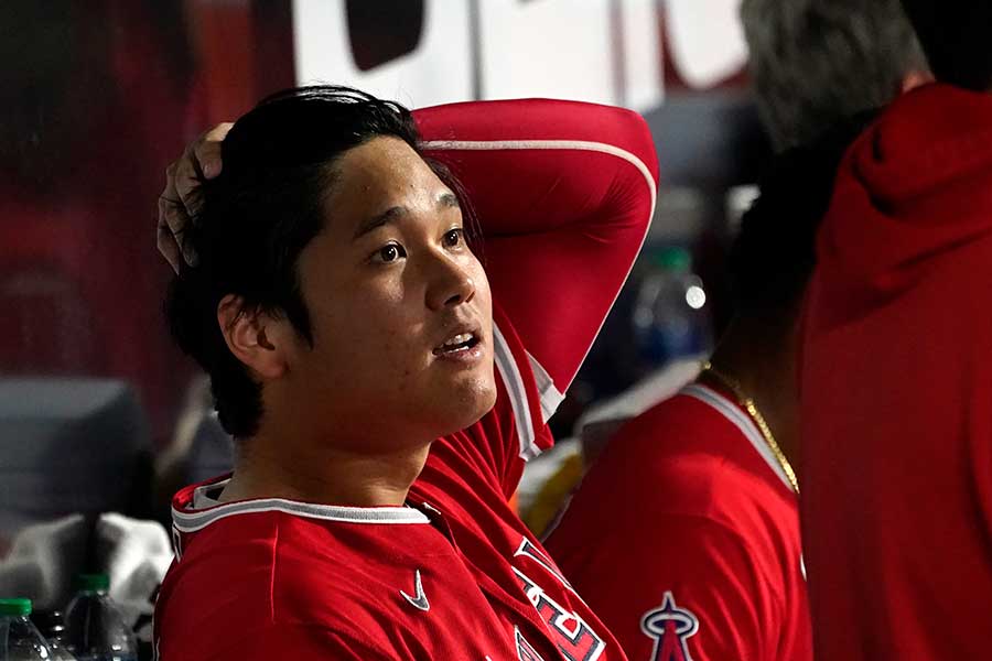 エンゼルスの大谷翔平【写真：AP】