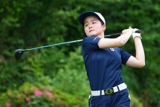 日本女子opで高校生アマが暫定2位 春季大会vの川崎春花 ロ アマを取りたい The Answer