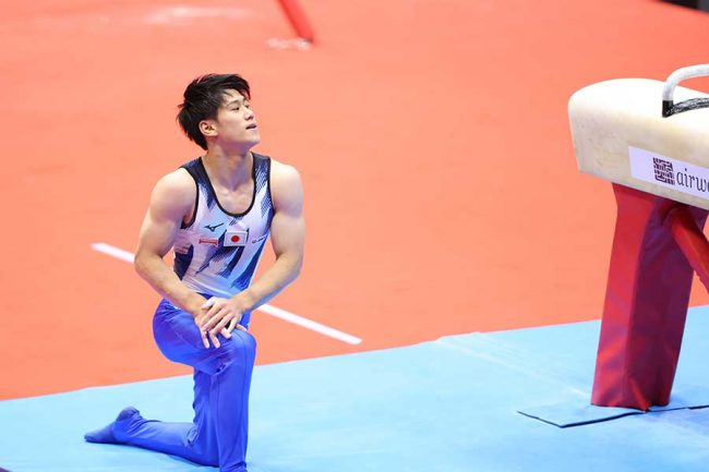 体操・橋本大輝、個人総合2位 中国21歳に0.017点差、