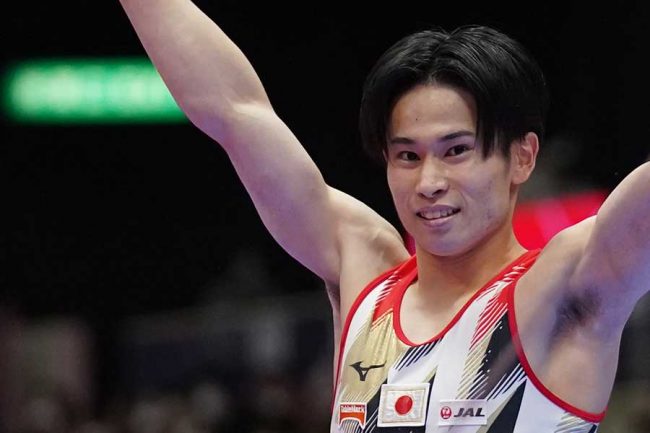 世界体操、日本勢2人がメダル獲得 24歳萱和磨が鞍馬銀、21歳南一輝が床