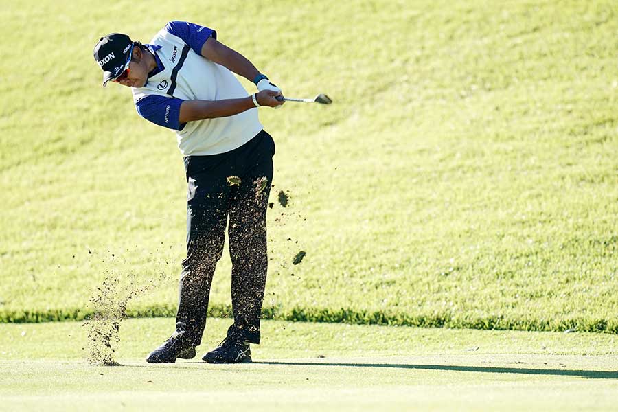 米男子プロゴルフ（PGA）ツアーのZOZOチャンピオンシップで優勝した松山英樹【写真：AP】
