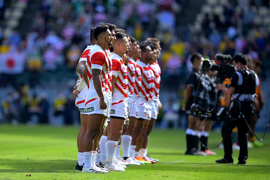 オーストラリアとのテストマッチに臨んだラグビー日本代表【写真：Getty Images】