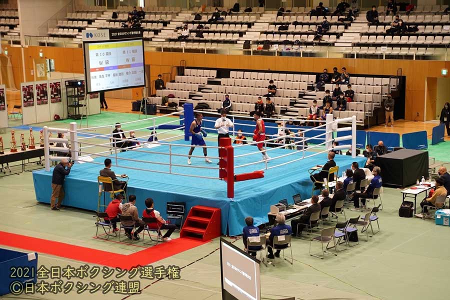 28日まで行われた全日本選手権、以前とは違う光景があった【写真：（C）日本ボクシング連盟提供】