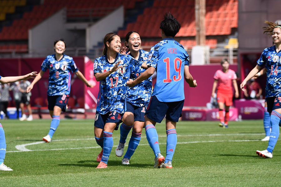 首位でグループリーグ突破を果たしたサッカー女子日本代表、準々決勝はタイと激突【写真：AFC】