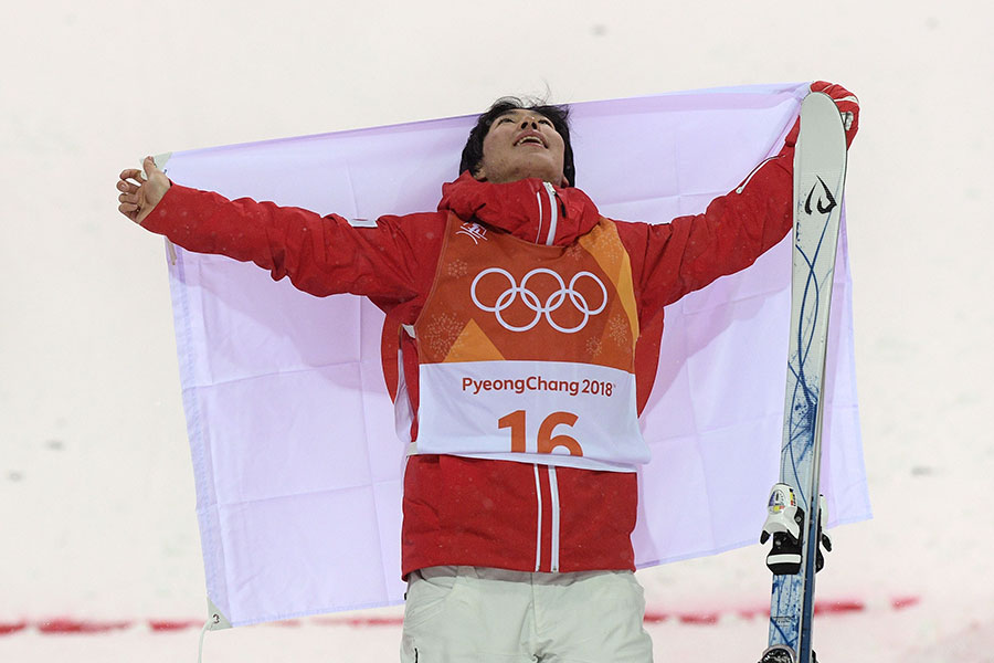 平昌五輪で銅メダルを獲得した原、さらにタフになって滑りに注目【写真：Getty Images】