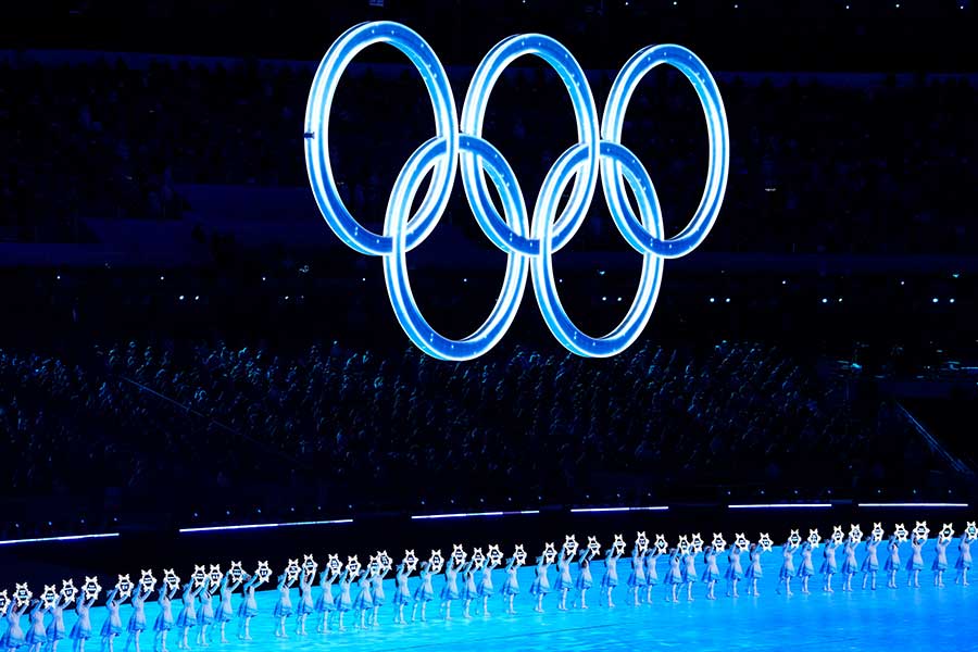 北京五輪開会式は中国国内でも高く評価する声が上がっている【写真：AP】
