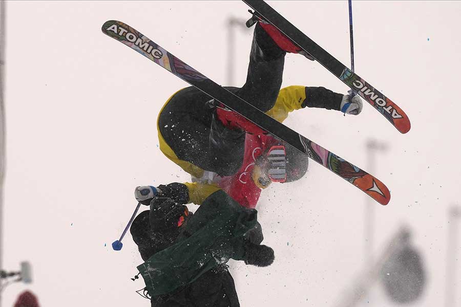 北京五輪フリースタイルスキー男子ハーフパイプ、フィンランド代表のヨン・サリネン【写真：AP】