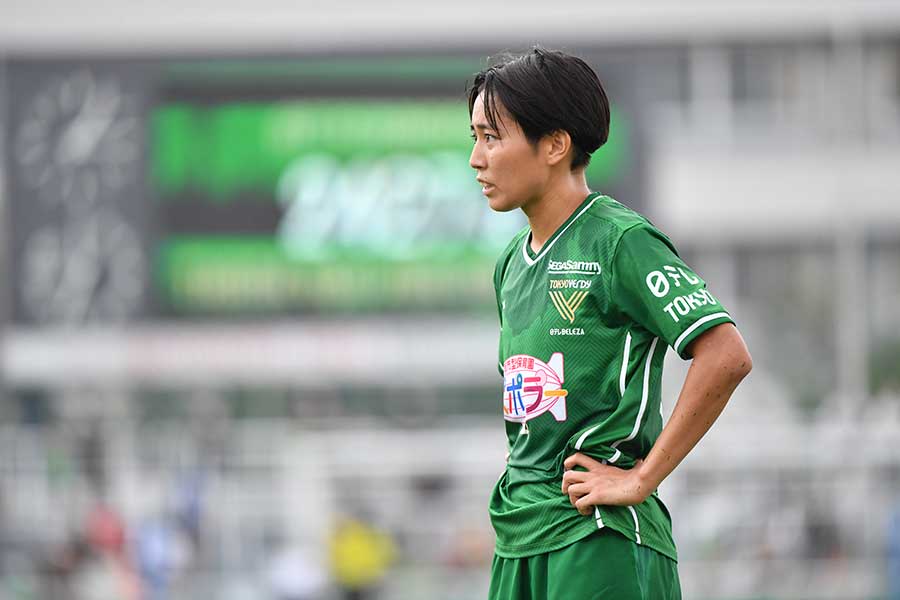 女子アジアカップの中国戦で2得点を決めた植木理子【写真提供：東京ヴェルディ】